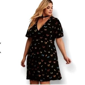 Torrid butterfly dress
